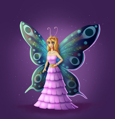 Butterfly butterfly cg drawing illustration бабочка иллюстрация рисунок