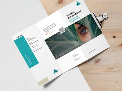 Beauty Studio by Liyana - Trifold Design branding brochure design editorial flyer folder illustration logo trifold ui ux vector web design webdesign