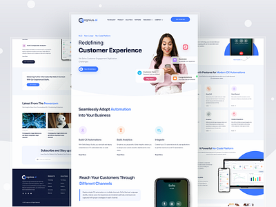 Cognius.ai live website branding design graphic design logo ui ux web