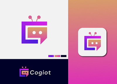 Cogiot - C Letter Logo - C Chat Logo 3d animation brand identity branding c chat logo c letter c logo chat logo design gradient logo graphic design illustration logo logo design logodesign modern logo ui vector