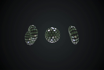 Three.js Geometries as Disco Balls 3d interaction interactive animation threejs web animation webgl