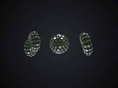 Three.js Geometries as Disco Balls 3d interaction interactive animation threejs web animation webgl