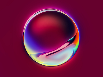 Cosmosis (13-15) abstract art button chrome colors design filter forge generative illustration planet red reflection sphere