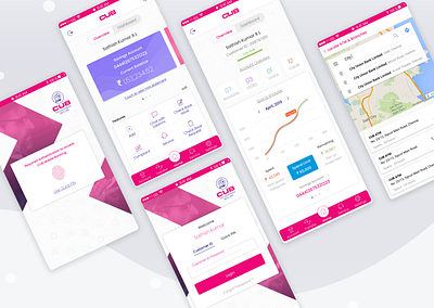 CUB BANK MOBILE APP RE-DESIGN android app branding design minimal mobile redesign ui ux web