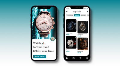 E-Commerce Mobile App UI Design add to cart app buy clock collection e commerce e commerce mobile app design e payment product cart purchase sell shop shopping smartwatch ui user friendly e commerce app ux watch online watches wristwatch