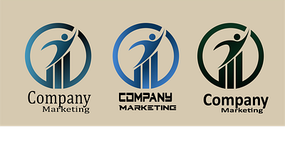 Minimal logo for marketing company adobe illustrator branding graphic design logo marketing logo motion graphics typography ui vector