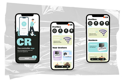 smart home control application app branding design graphic design illustration logo typography ui ux vector