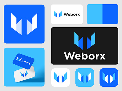 Weborx Digital agency logo design 3d agency best branding design digital good graphic design logo logosale logotop modern new powerful profesional sold top unique unsold useable