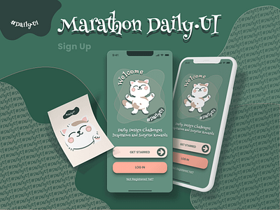 #Daily UI Marathon Days #001 #002 branding dailyui dailyui001 design graphic design illustration logo ui ui ux vector web design website