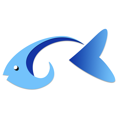 Bluish Fishy branding design graphic design illustration logo