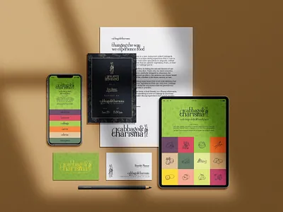 Cabbage&Charisma - Stationery Design brand development brand stationery branding business card design invitation design layout design logo logo design mobile design pr letter stationery design tablet design ui ux