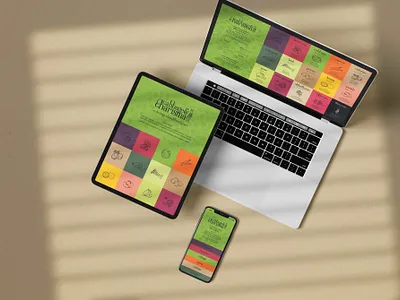 Cabbage&Charisma - Responsive Web Design design desktop graphic design laptop mobile responsive design restaurant concept restaurant design tablet web design web layout website design