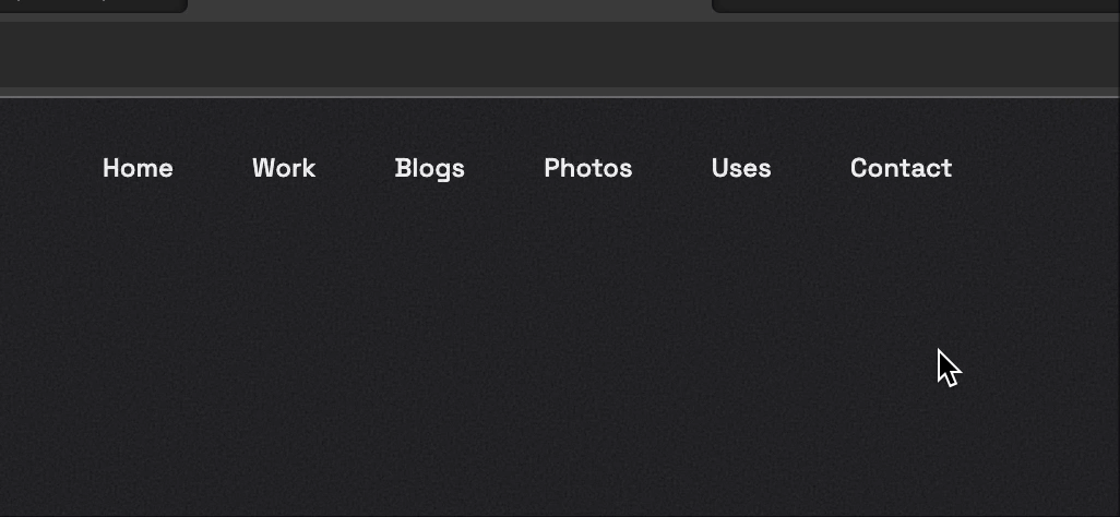 Animated Tab Hover animation hover effect tab bar tabs