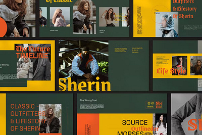 Sherin Brand Guidelines Powerpoint abstract business clean corporate download google slides keynote pitch deck powerpoint powerpoint template pptx presentation presentation template professional slides template ui ux web website