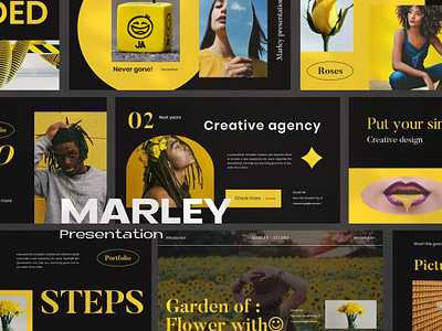 Marley Brand Business Powerpoint abstract business clean corporate download google slides keynote pitch deck powerpoint powerpoint template pptx presentation presentation template professional slides template ui ux web website