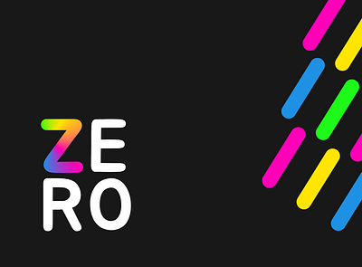 Zero logo design app branding design graphic design illustration logo typography ui ux vector