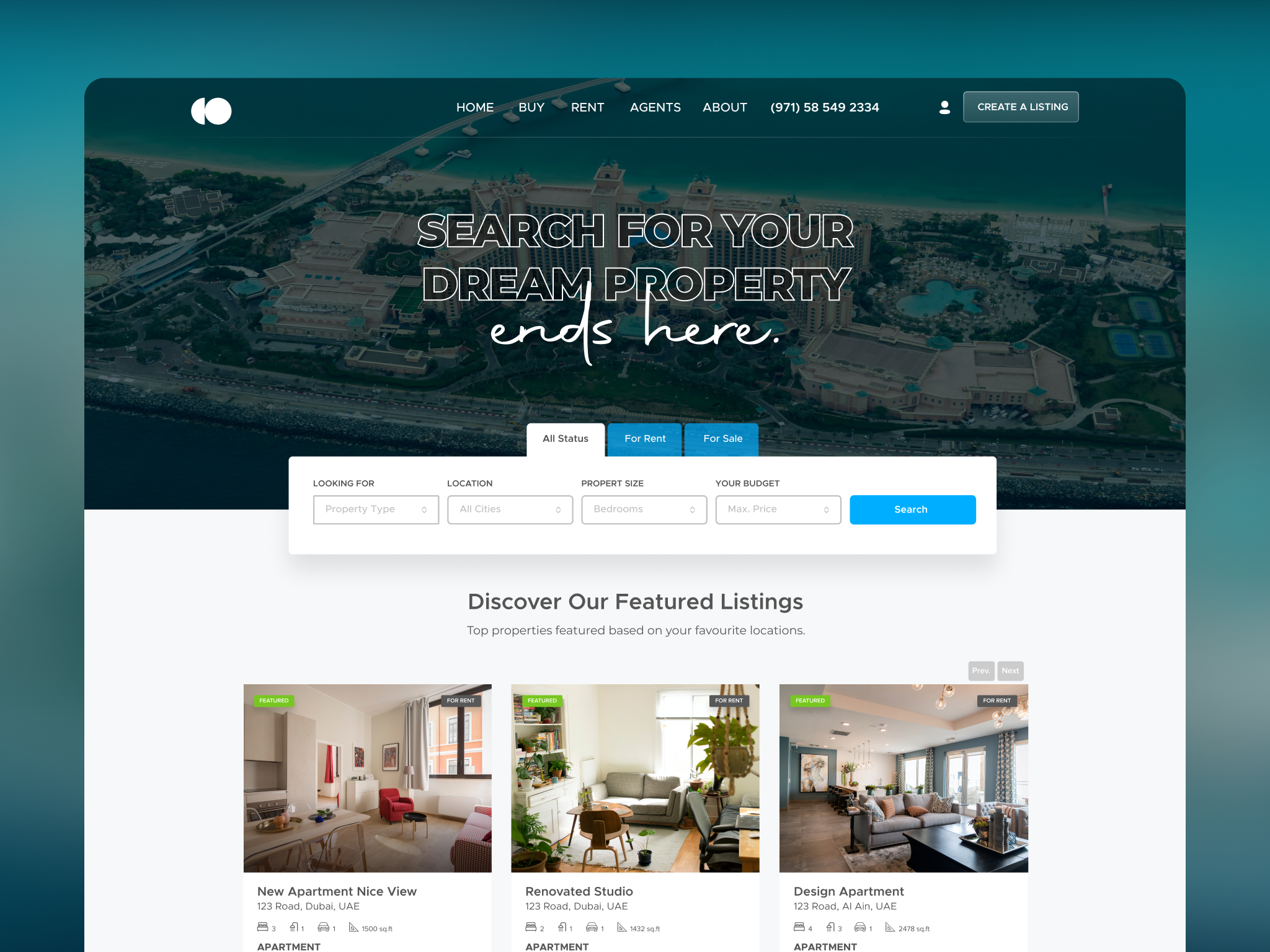 Positive Property branding design graphic design ui web development
