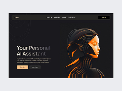 Zoey - Your Personal AI Assistant user experience