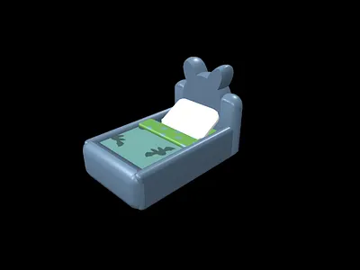 Toddler Bed 3d 3ddesign design game art game design