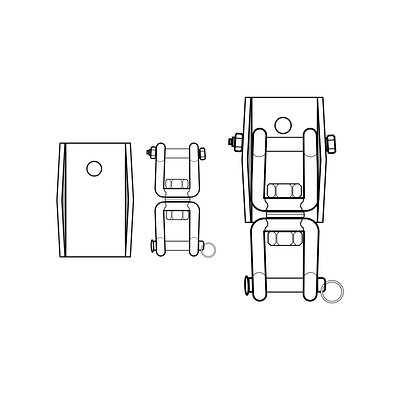 Screw Plate & Swivel instruction manual instructional design instructional illustration line art technical illustration user manual vector