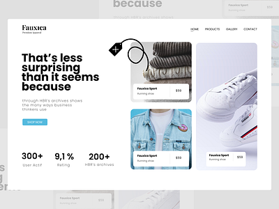 UI Web design online shop branding graphic design ui