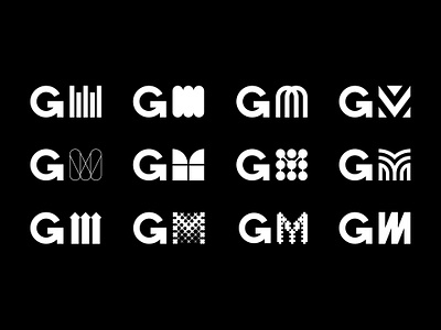 Growth Metrics Branding branding brandmark design gm graphic design growth metrics identity logo logo design
