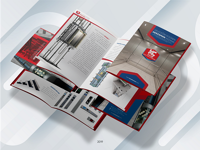 Kocel Elevator Product Catalog branding catalog catalog design