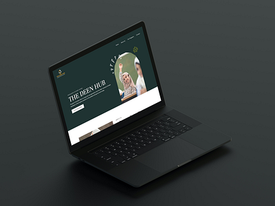 The Deen Hub - Small Islamic learning website clean client work creative design new web webdesign website design
