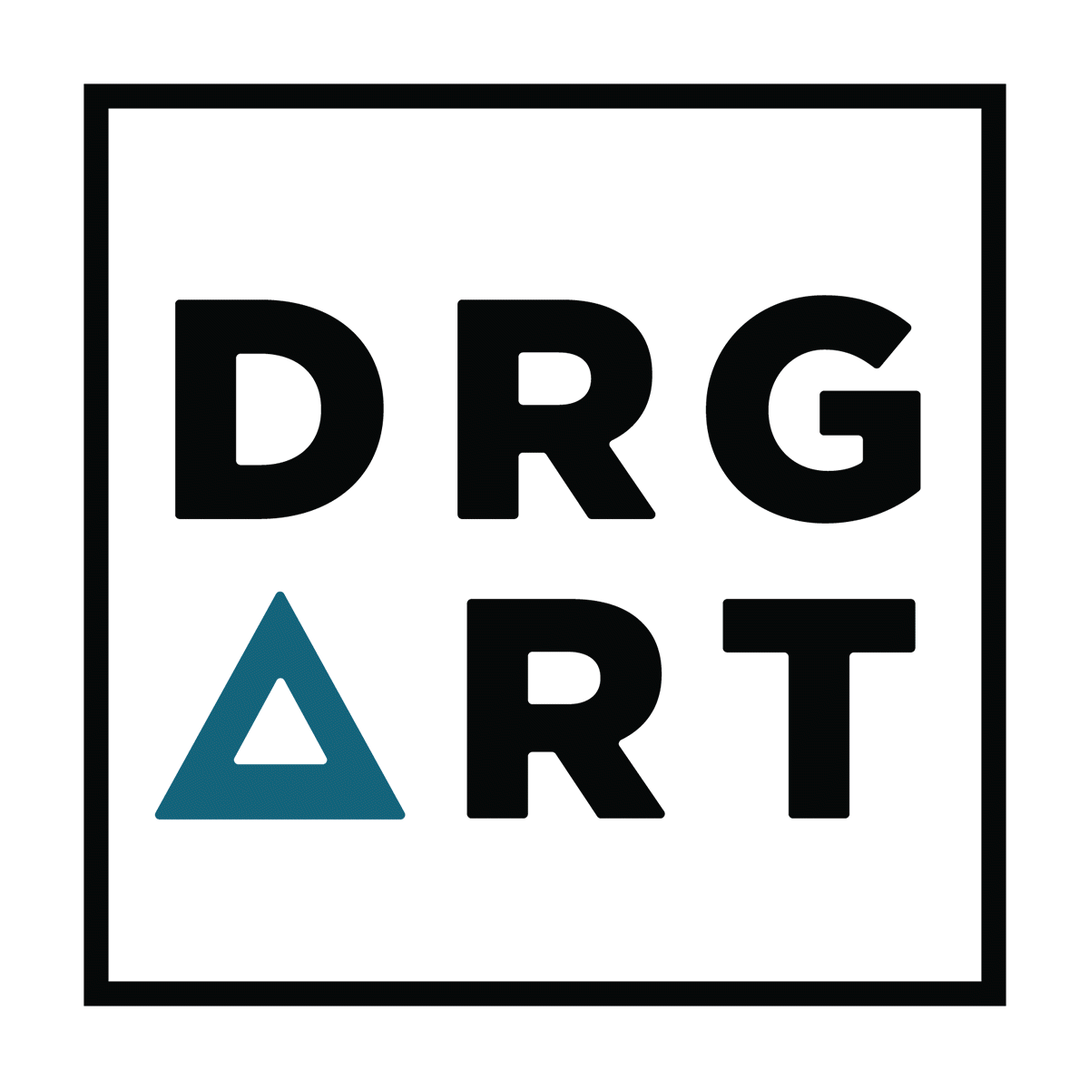 DRGART Logo branding graphic design logo typography vector