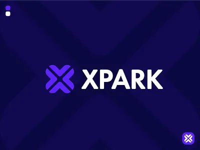 Xpark Modern Technology Logo abstract app branding business creative logo design graphic design icon letter x logo logo logo design logo designer logo mark minimal modern logo startup symbol tech logo technology vector