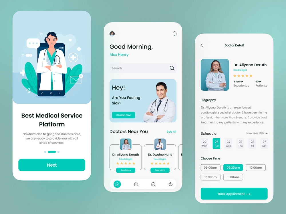 Browse thousands of Medical UI images for design inspiration | Dribbble