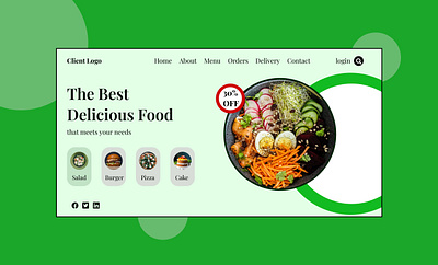 Food Website Template Design food foodie foodservice foodtography foodwebsite foodwebsiteindhaka website websitedesign websitetemplate
