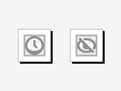 TONIC Icon Grid area baseline bold design eye grid guideline hour icon iconography keyline modern neubrutalism safe set show stroke symbol time tonic