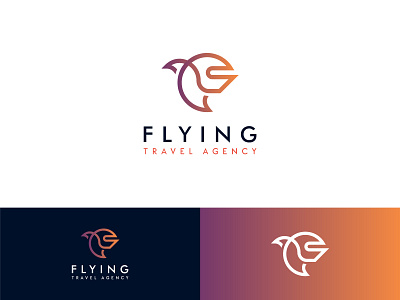 Flying Travel Agency Logo, Bird Logo Design bird bird logo brand identity branding business creative logo logo design logodesigner logos logotype minimal modern modern minimalist simple symbol transport travel agency logo trevel trip