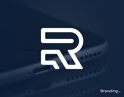 Letter R logo. Visual Identity, Branding, Tech, Logo Design. alpha brand identity branding business company creative design graphic design letter logo negative r redesign software space techno technology typography vector visual identity