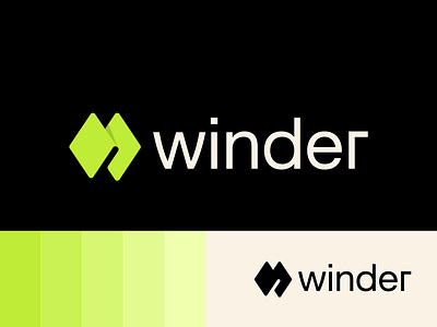 Winder logo design branding design identity logo logo design logodesign logos logotype vector