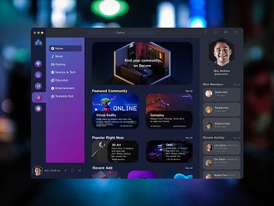Gaming Platform Web App dashboard design gaming web app illustration interactive design ui ux web app