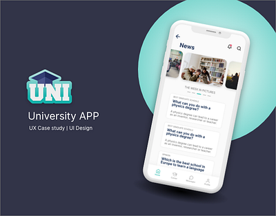 Education app app case study design education product ui university ux ux case