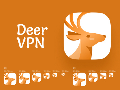 Deer VPN App iOS Icon Pack android app icon android app icon design app icon app icon design apple icon branding icon design ios app icon ios app icon design logo macos app icon macos icon