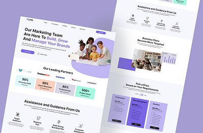 Marketing Agency Landing Page Design agencylandingpage branding businesslandingpage design landingpage landingpagedesign marketingagency marketinglandingpage marketingwebsitedesign uidesign websitedesign