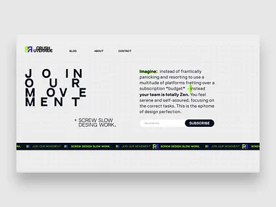 Concept Website 3 blog concept dots figma homepage interactive landing page mockup neon green pegboard polka dot prototype subscribe ui ui design web web design webpage website wire