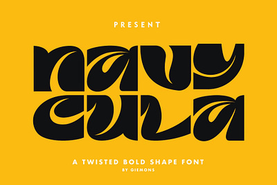 Navycula Font branding display font font fonts illustration lettering logo sans serif typography