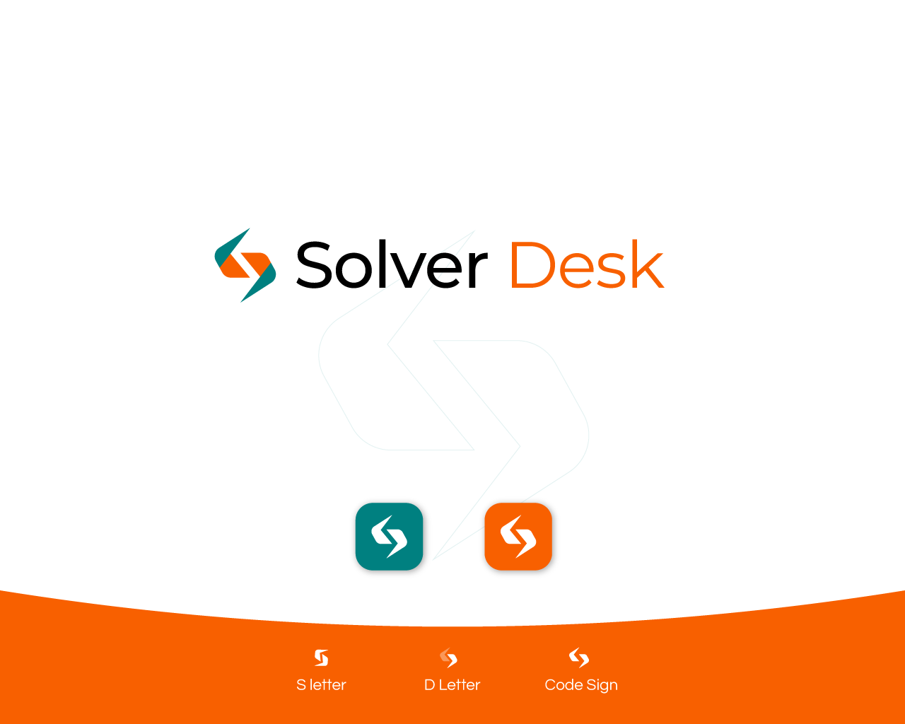Solver Desk Logo Design initial letter letterlogo logo minimal logo s letter logo