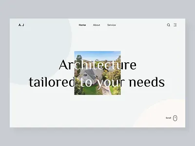 🏛️ Architectural Firm Landing Page agency animation architect architectural architecture design design filllo filllo design interior architecture interior design landing page minimal property property web real estate ui uiux ux web website