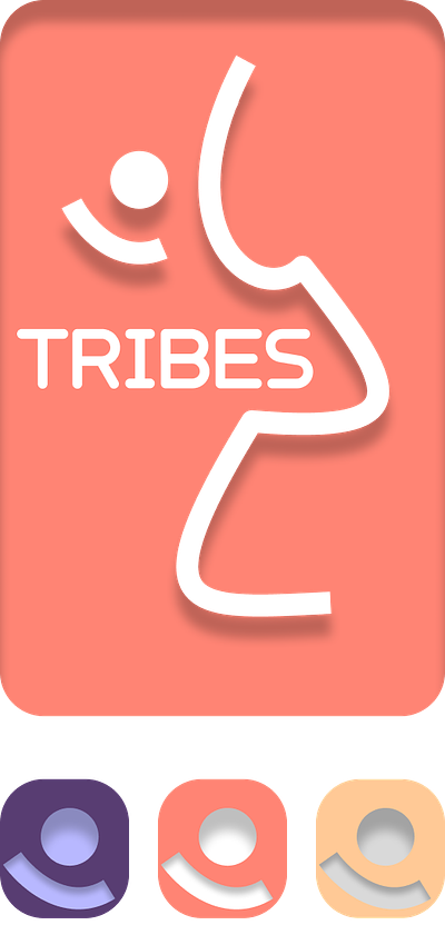 Tribes & Tribes mini logo branding design figma design graphic design logo people tribes