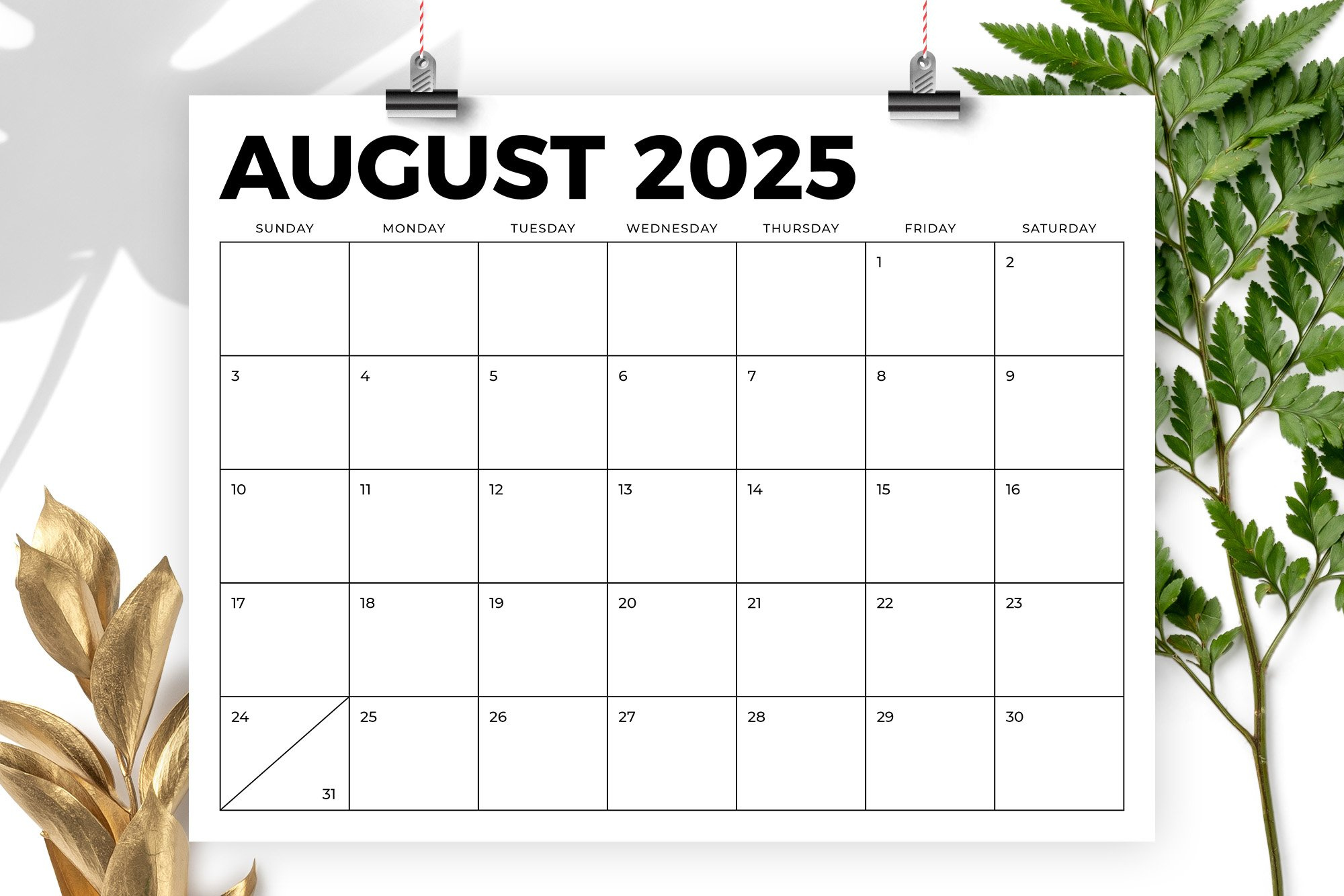 2025 8.5 x 11 Inch Calendar Template by Shannon Marie on Dribbble