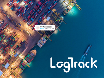 LogTrack Post - Container Tracking ad container figma linkedin logistics logtrack post tracking