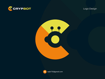 Crypto Bot | Token | Blockchain | Modern logo design agency logo blockchain blockchain logo bot bot logo idea crypto crypto bot crypto logo logo design tech logo token