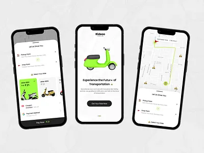 Ride-hailing app Concept Design bike branding cab eletric ev graphic design ride ride hailing app rride hailing app ui