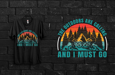 Adventure T-shirt Design mountain